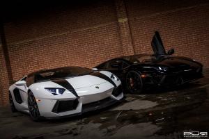 Lamborghini Aventador Roadster by PUR Wheels 2014 года